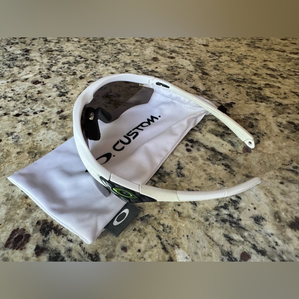 Oakley Custom M2™ Frame Sunglasses (White, Standard, Prizm Black Iridium Lens) - Picture 8 of 10
